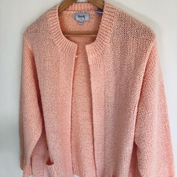 Vintage peach oversized cardigan - Picture 11 of 13